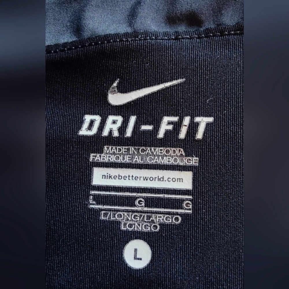 Nike Dri-Fit Black Mesh Sports Tennis Pickleball Golf Skirt Sz Large - Picture 5 of 8